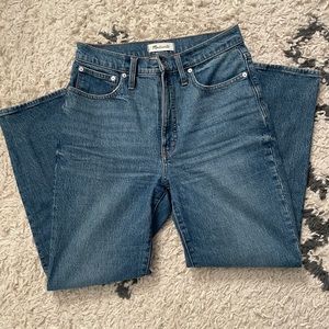 Madewell Classic Straight Jean, Size 27
